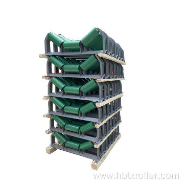 frames carrying steel roller for Belt conveyor stations